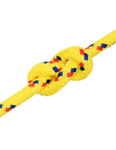 Corda multiuso 8 mm 100 m Giallo PP 420 kg Carico massimo