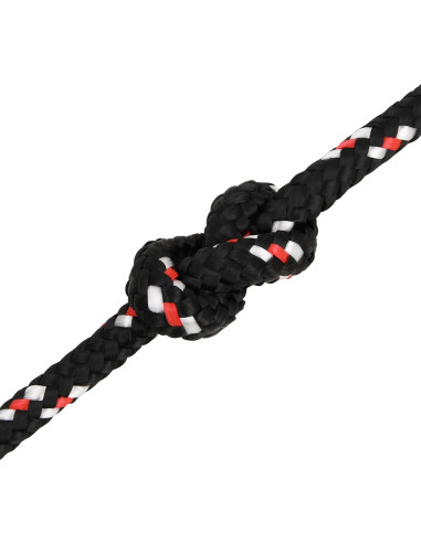 Corda multiuso 6 mm 50 m Nero e Rosso PP 240 kg Carico massimo