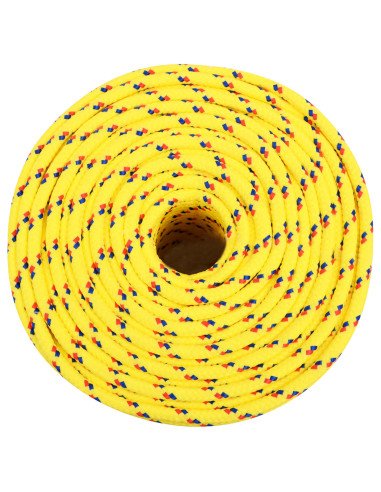 Corda multiuso 6 mm 50 m Giallo PP 240 kg Carico massimo
