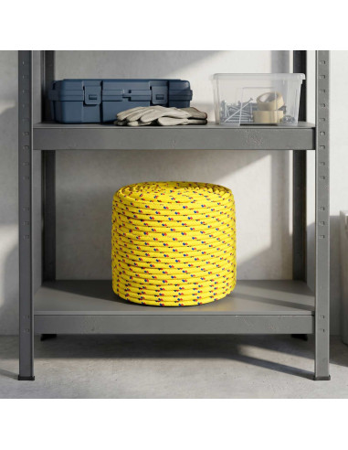 Corda multiuso 8 mm 25 m Giallo PP 420 kg Carico massimo