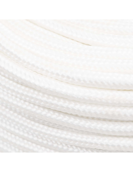 Corda multiuso 8 mm 50 m Bianco PP 420 kg Carico massimo
