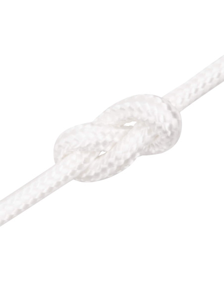 Corda multiuso 8 mm 50 m Bianco PP 420 kg Carico massimo