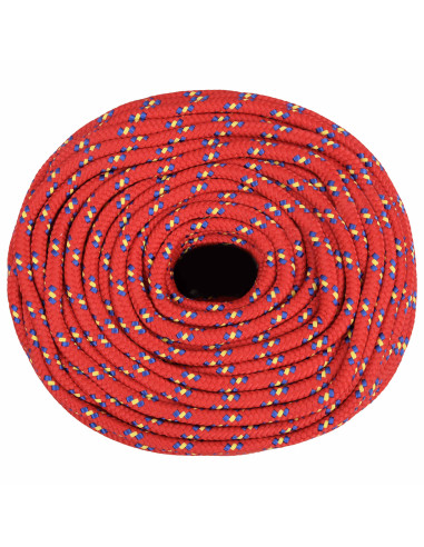 Corda multiuso 8 mm 250 m Rosso PP 420 kg Carico massimo