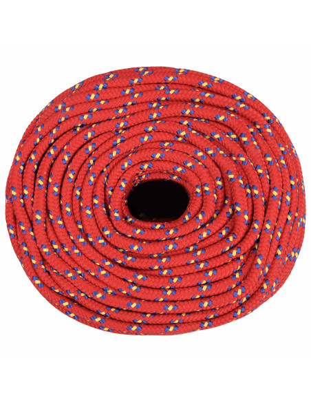 Corda multiuso 8 mm 250 m Rosso PP 420 kg Carico massimo