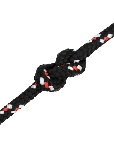 Corda multiuso 8 mm 250 m Nero e Rosso PP 420 kg Carico massimo