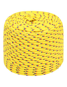 Corda multiuso 8 mm 250 m Giallo PP 420 kg Carico massimo 2