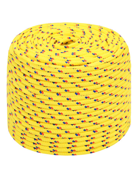 Corda multiuso 8 mm 250 m Giallo PP 420 kg Carico massimo