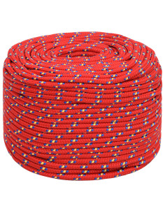 Corda multiuso 8 mm 25 m Rosso PP 420 kg Carico massimo 2