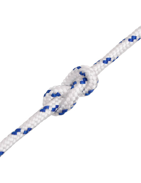Corda multiuso 8 mm 25 m Bianco e Blu PP 420 kg Carico massimo
