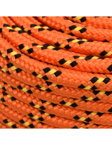 Corda multiuso 8 mm 25 m Arancione PP 420 kg Carico massimo