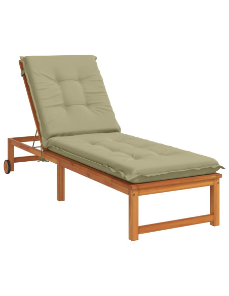 Cuscino per Lettino GEMERT 100% Poliestere Verde chiaro