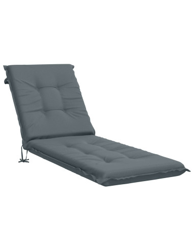 Cuscino per Lettino GEMERT 100% Poliestere Blu 190 x 50 x 9 cm
