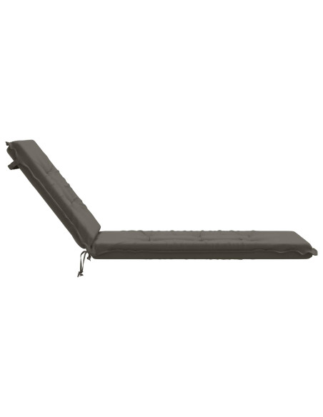 Cuscino per Lettino GEMERT 100% Poliestere Grigio