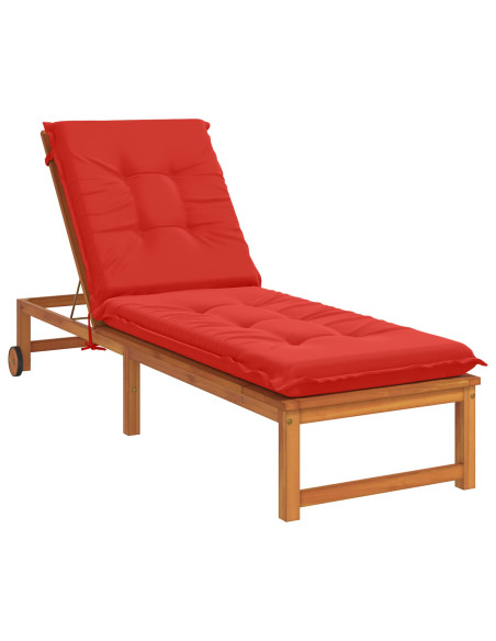 Cuscino per Lettino GEMERT 100% Poliestere Rosso