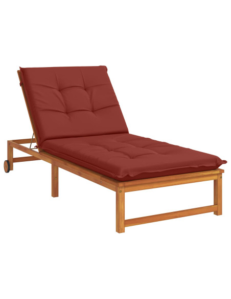 Cuscino per Lettino GEMERT 100% Poliestere Rosso