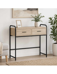 Tavolo consolle Rovere Sonoma 90 x 33 x 80,5 cm