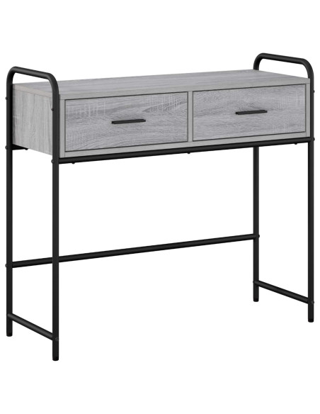 Tavolo consolle Sonoma grigio 90 x 33 x 80,5 cm