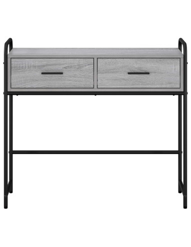 Tavolo consolle Sonoma grigio 90 x 33 x 80,5 cm