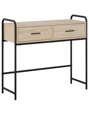 Tavolo consolle Rovere Sonoma 90 x 33 x 80,5 cm