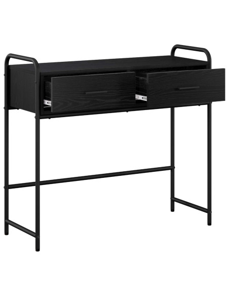 Tavolo consolle Rovere Nero 90 x 33 x 80,5 cm