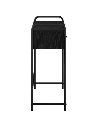 Tavolo consolle Rovere Nero 90 x 33 x 80,5 cm