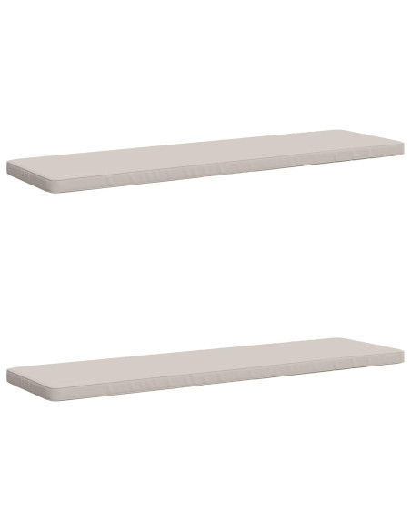 Cuscini per Panchina a 2 Pezzi VUGHT 2 pz 100% Poliestere