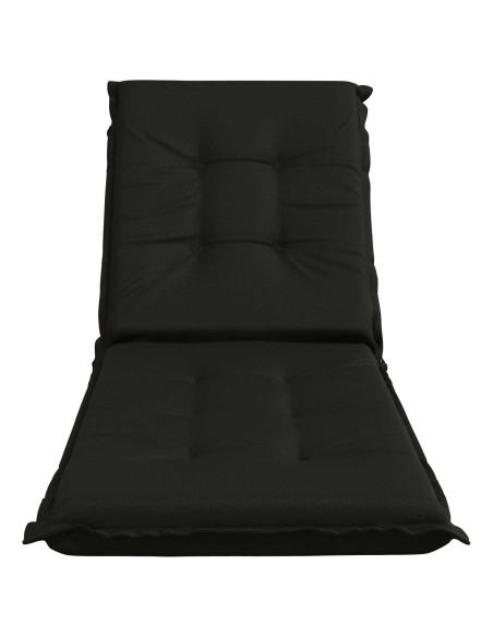 Cuscino per Lettino GEMERT 100% Poliestere Nero 190 x 60 x 9 cm