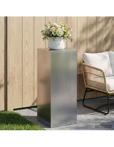 Supporto per piante Argento 40 x 40 x 100 cm Acciaio