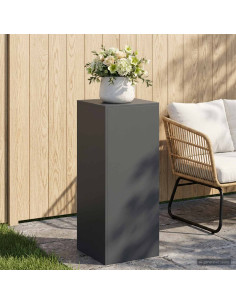 Supporto per piante Antracite 40 x 40 x 100 cm Acciaio Inox