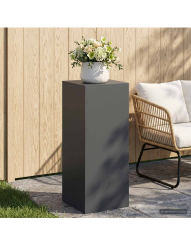 Supporto per piante Antracite 40 x 40 x 100 cm Acciaio Inox