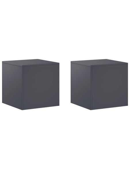 Supporto per piante 2 pcs Antracite 40 x 40 x 40 cm