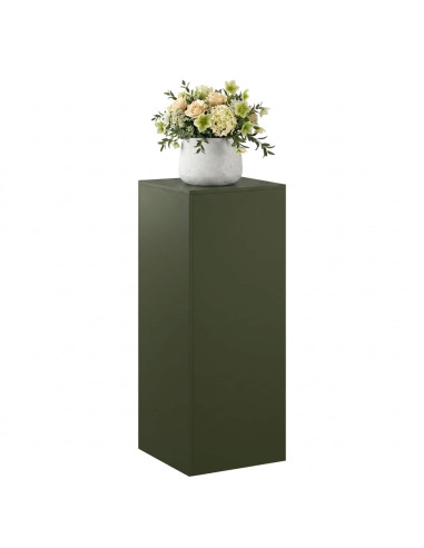 Supporto per piante Verde Oliva 40 x 40 x 100 cm Acciaio Corten