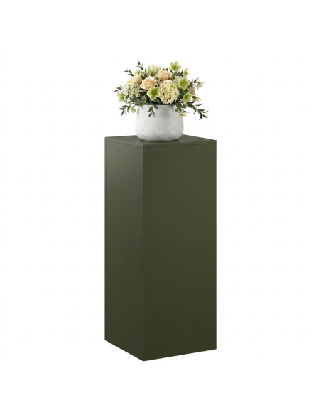 Supporto per piante Verde Oliva 40 x 40 x 100 cm Acciaio Corten