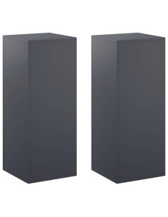 Supporto per piante 2 pcs Antracite 40 x 40 x 100 cm 2