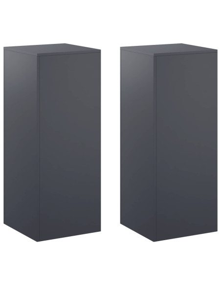 Supporto per piante 2 pcs Antracite 40 x 40 x 100 cm