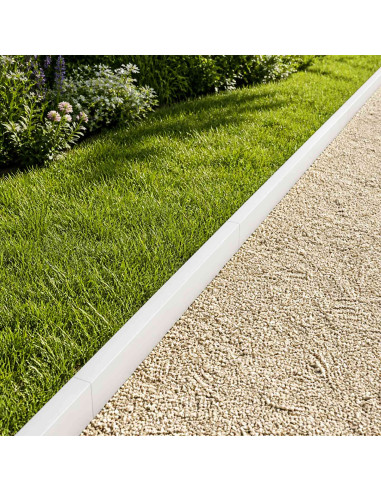 Profilo di copertura per giardino 20 pz 100 x 6 x 5 cm Acciaio