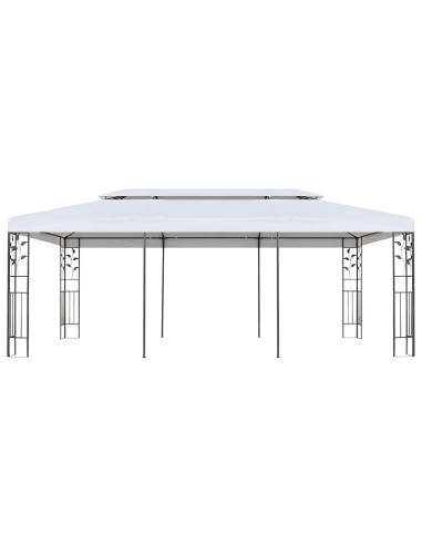 Telo per gazebo Bianco 300 x 600 cm Poliestere