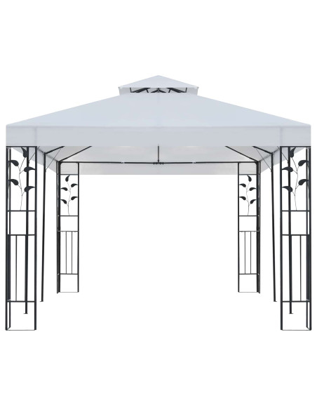 Telo per gazebo Bianco 300 x 600 cm Poliestere