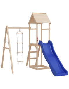 Scala Corda con Maniglie Sicurezza Parco Giochi 30x150,5 cm PE 2