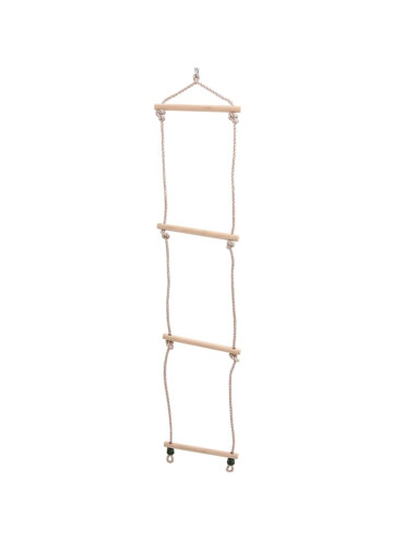 Scala Corda con Maniglie Sicurezza Parco Giochi 30x150,5 cm PE