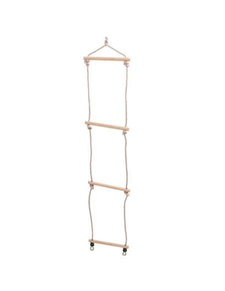 Scala Corda con Maniglie Sicurezza Parco Giochi 30x150,5 cm PE