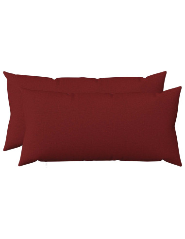 Federa 2 pz HEERLEN Rosso Vino 40 x 70 cm Tessuto