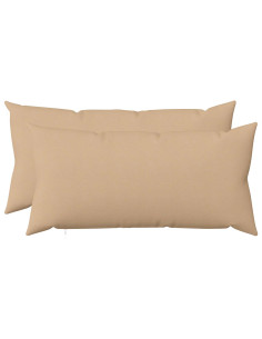 Federa 2 pz HEERLEN Crema 40 x 70 cm Tessuto