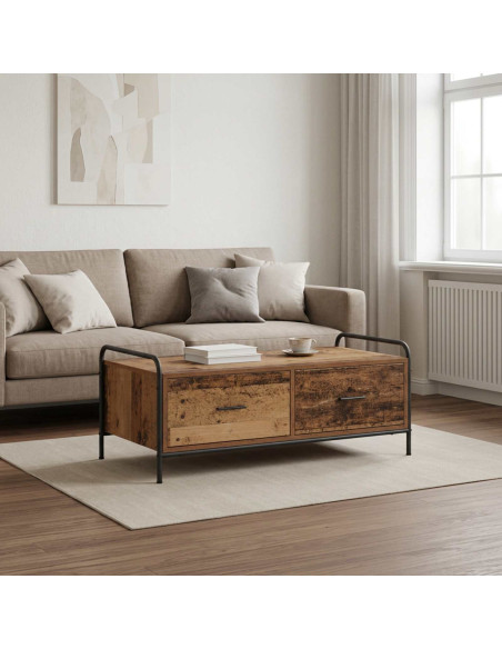 Tavolino da salotto Legno antico 99,5 x 49 x 41 cm