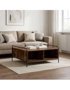 Tavolino da salotto Rovere Fumo 90 x 90 x 41 cm