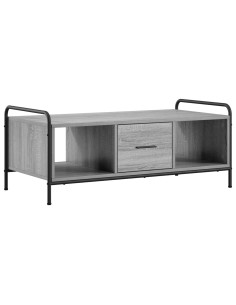 Tavolino da salotto Sonoma grigio 99,5 x 49 x 41 cm 2