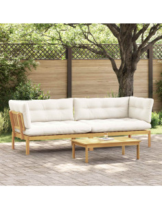 Unità di divano pallet da giardino 2 Pezzo