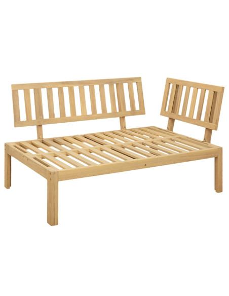 Unità di divano pallet da giardino 2 Pezzo