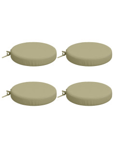 Cuscini per Seduta SOEST 4 pz 100% Poliestere Verde chiaro 2