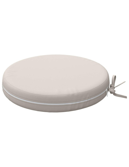 Cuscini per Seduta SOEST 4 pz 100% Poliestere Bianco
